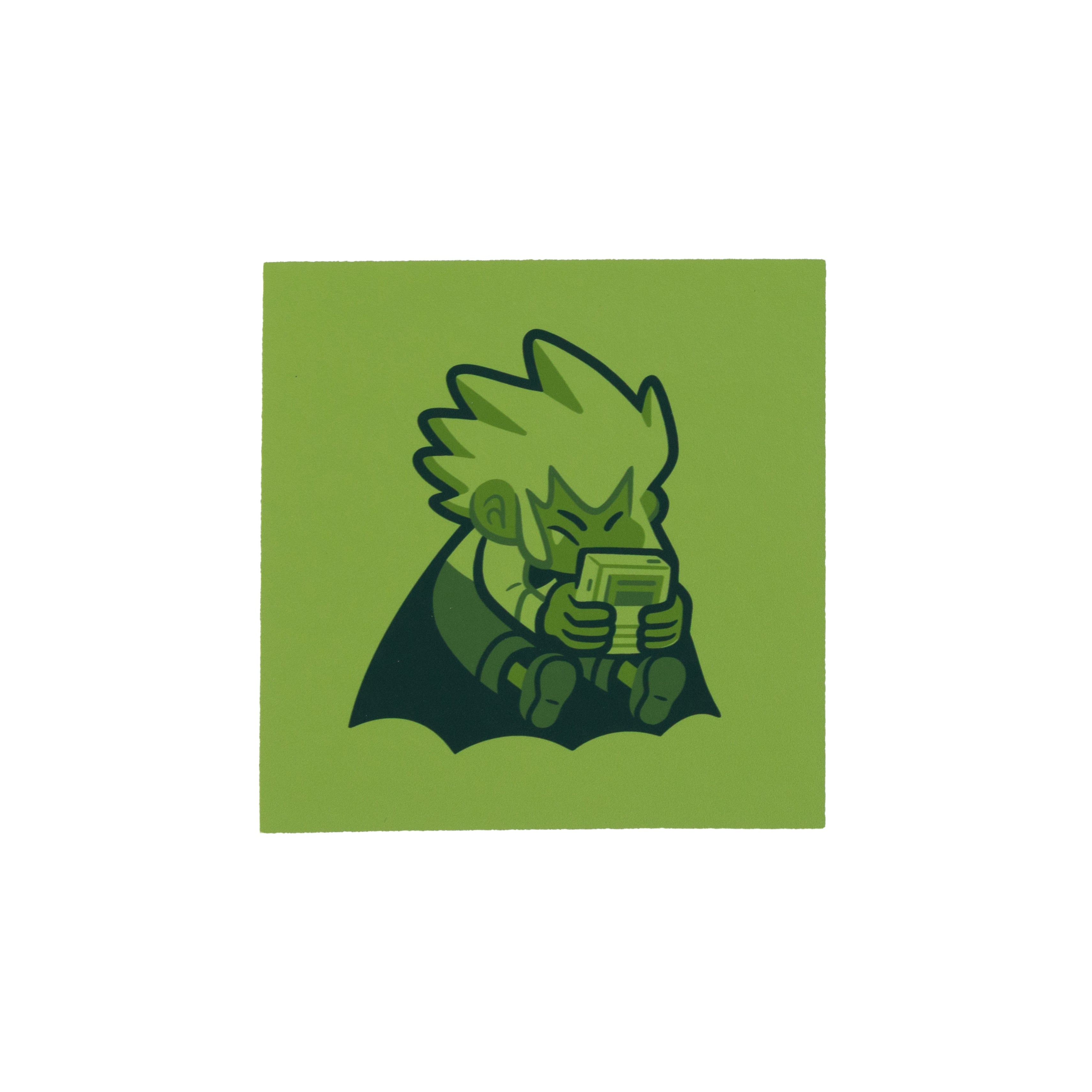 8 Green Glow Kid Dracula PRINT by Andrew Kolb