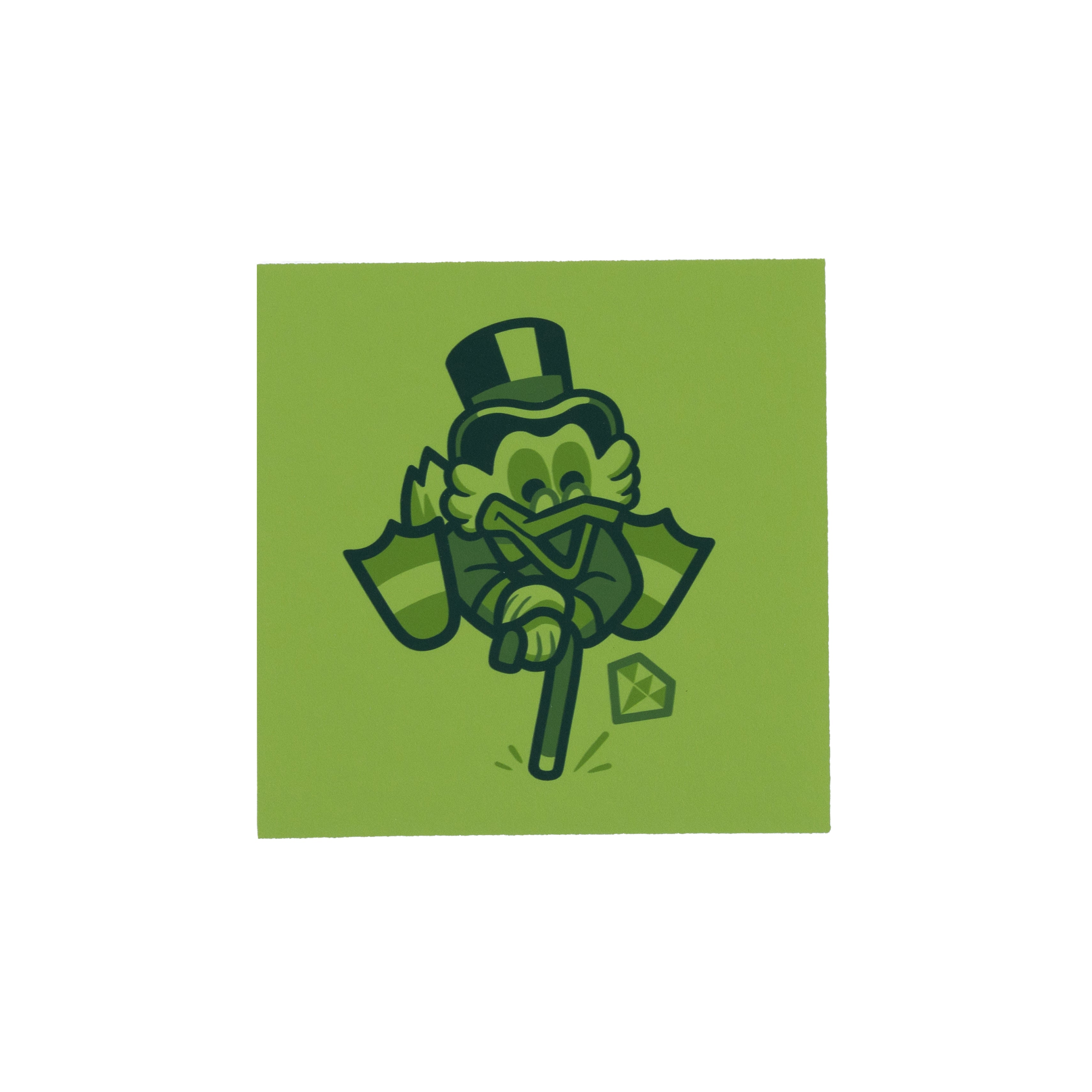 12 Green Glow Scrooge PRINT by Andrew Kolb