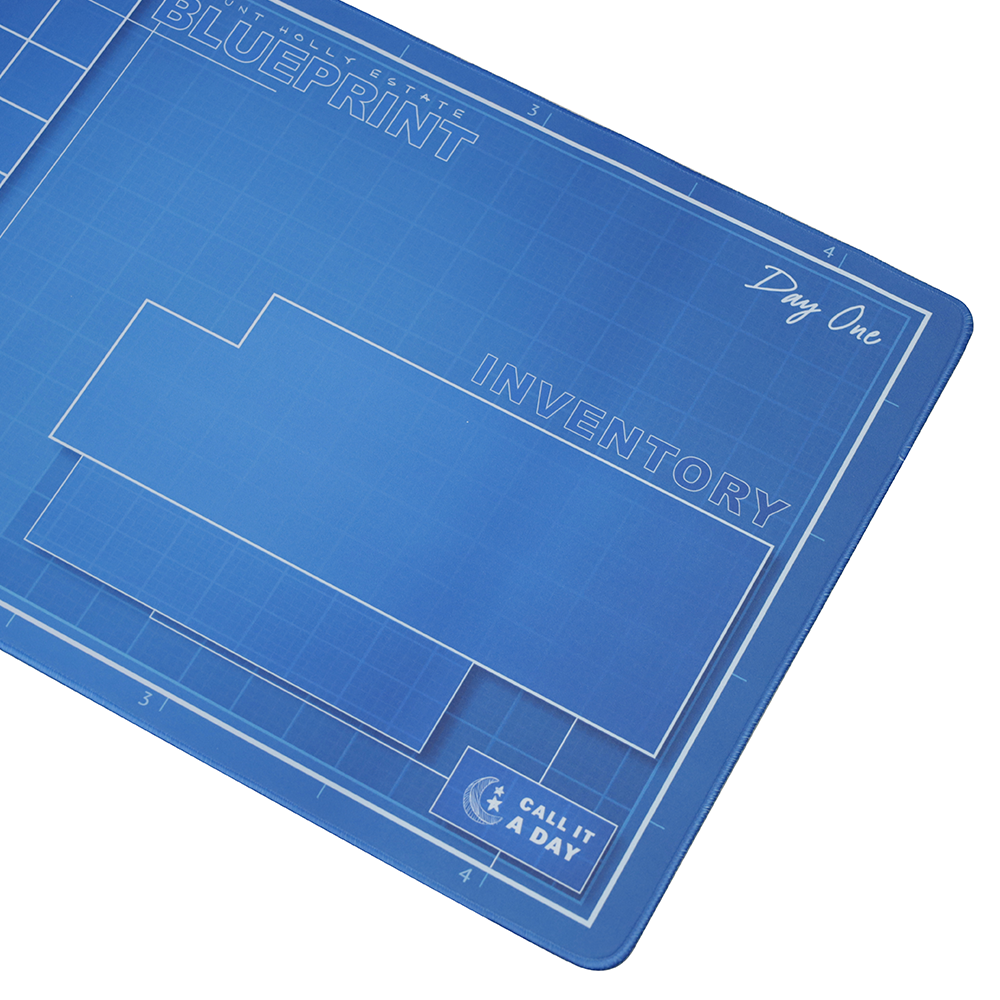 Blue Prince Blueprint Desk Mat