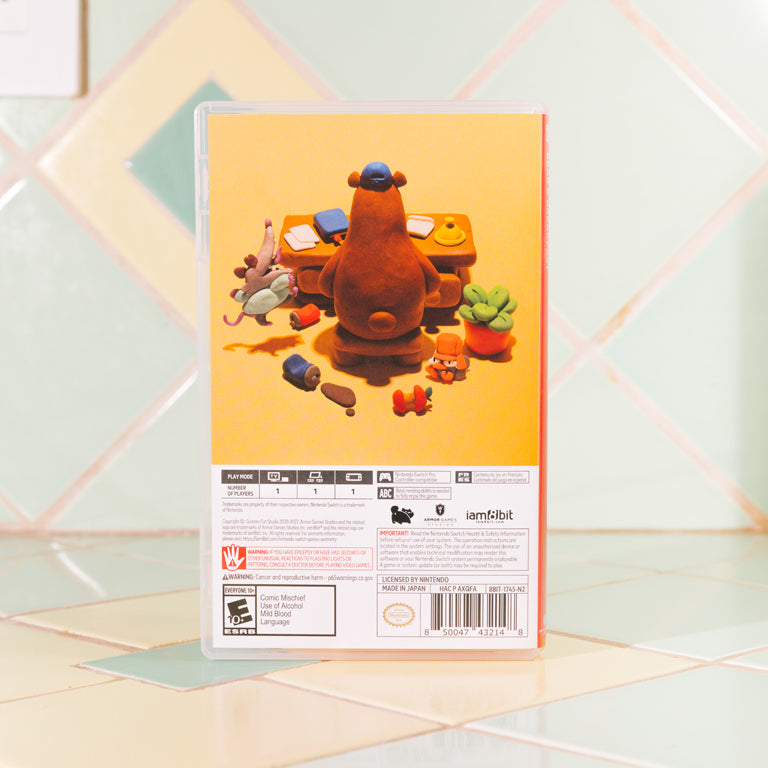 Bear and Breakfast Nintendo Switch Case (Back)