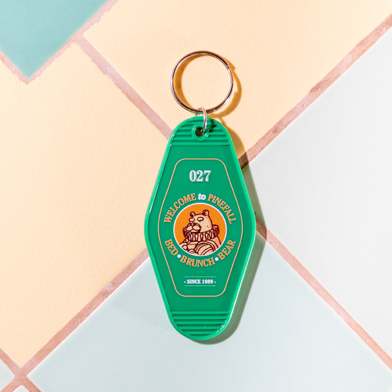 Bear and Breakfast Nintendo Switch Keychain (Back)