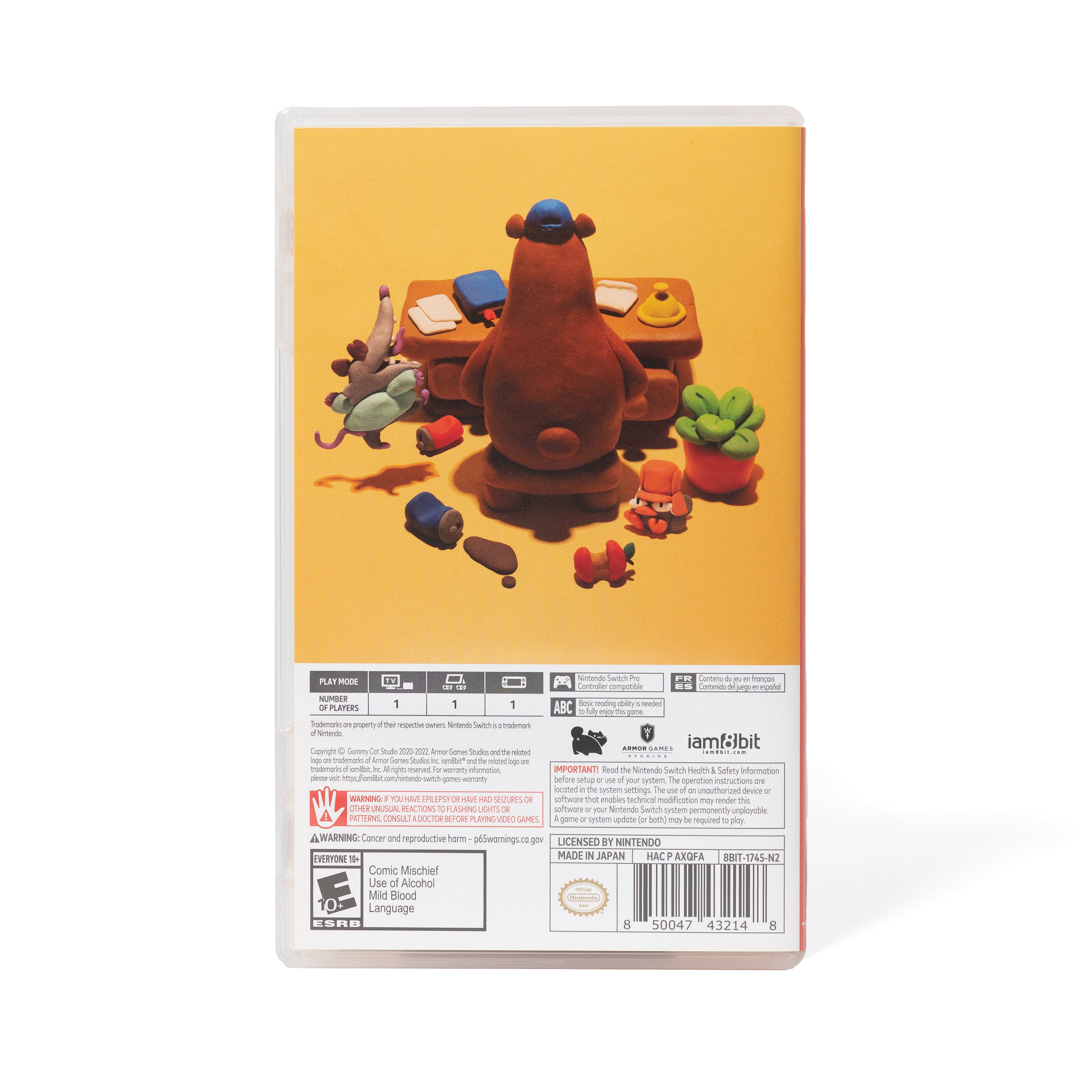 Bear and Breakfast Nintendo Switch (Back)