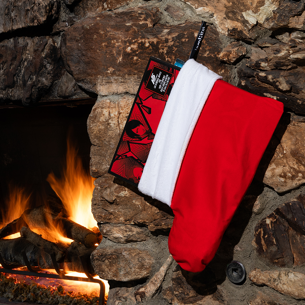 Vinyl Record Stocking (Red)