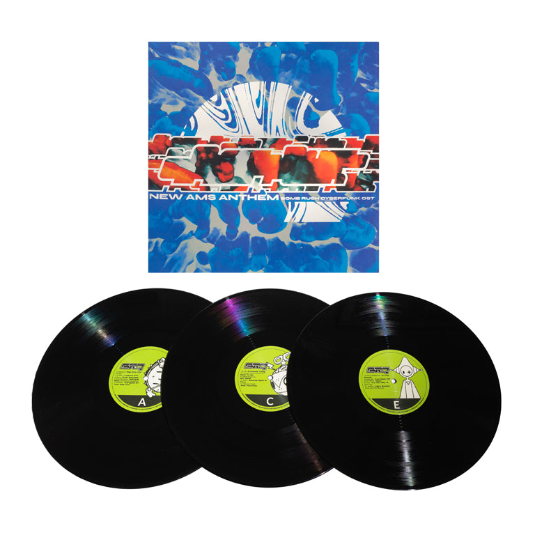 Bomb Rush Cyberfunk 3xLP with all three discs