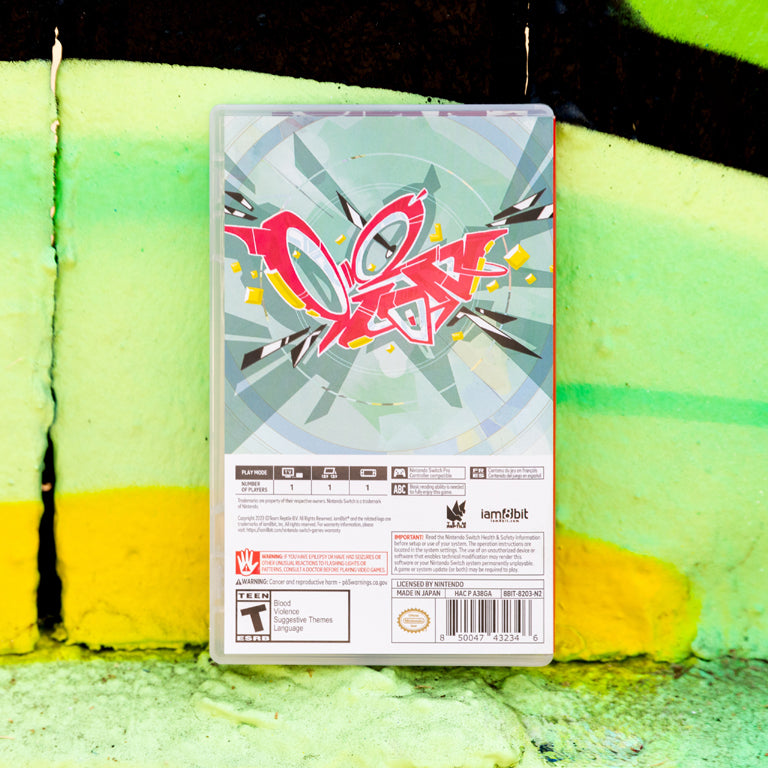 Bomb Rush Cyberfunk (Nintendo Switch Exclusive Edition) - Back