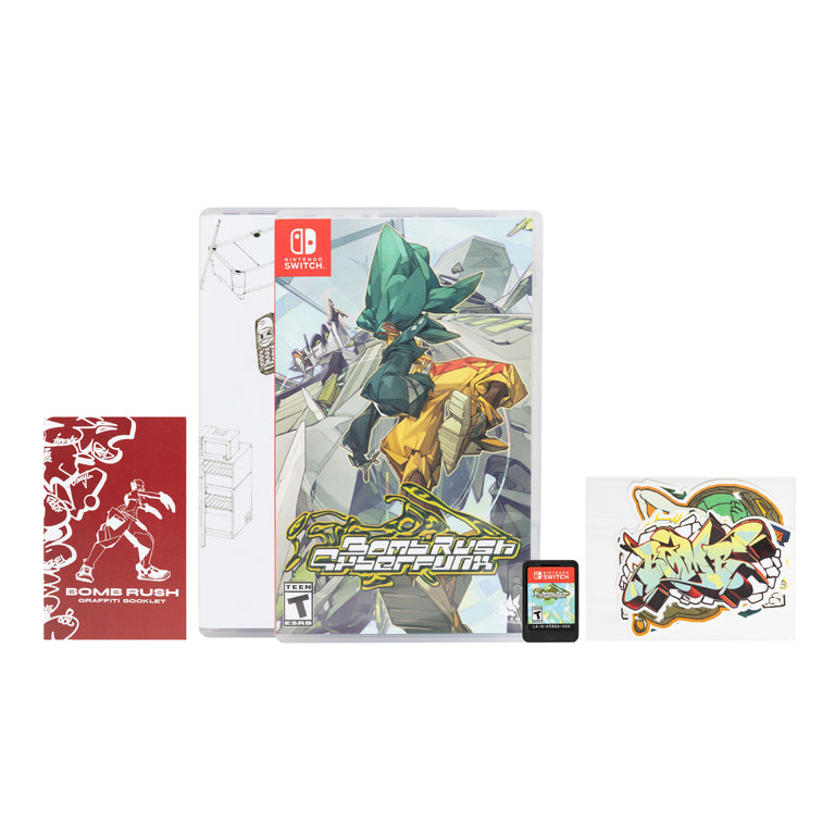 Bomb Rush Cyberfunk (Nintendo Switch Exclusive Edition) With Exclusive Pack Ins