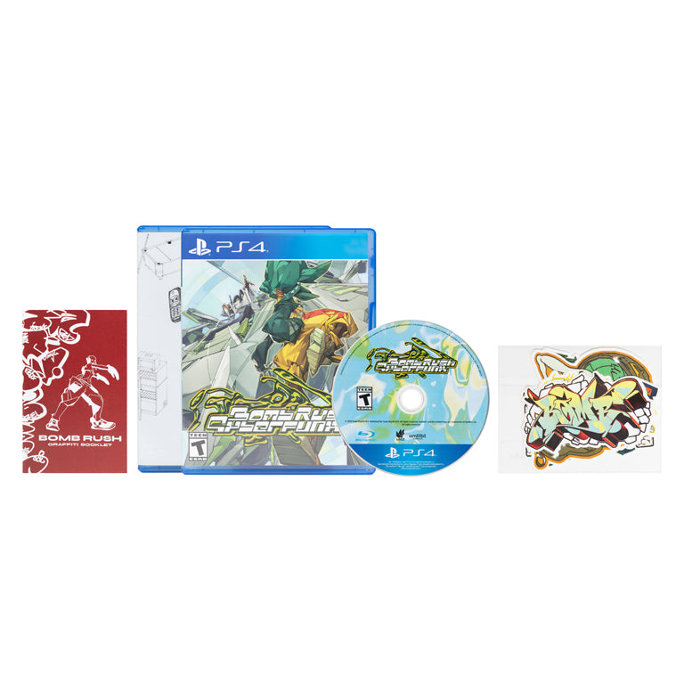 Bomb Rush Cyberfunk (Playstation 4 Exclusive Edition) With included pack ins