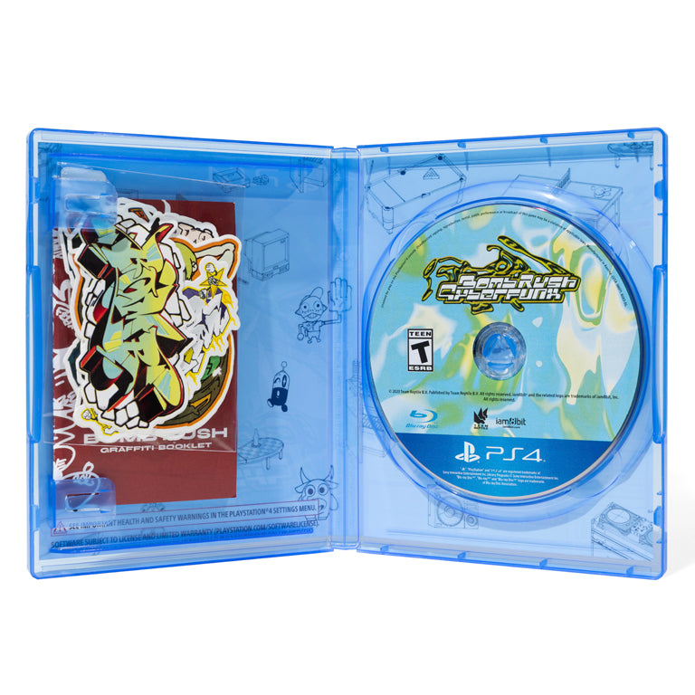 Bomb Rush Cyberfunk (Playstation 4 Exclusive Edition) - Inside of Box