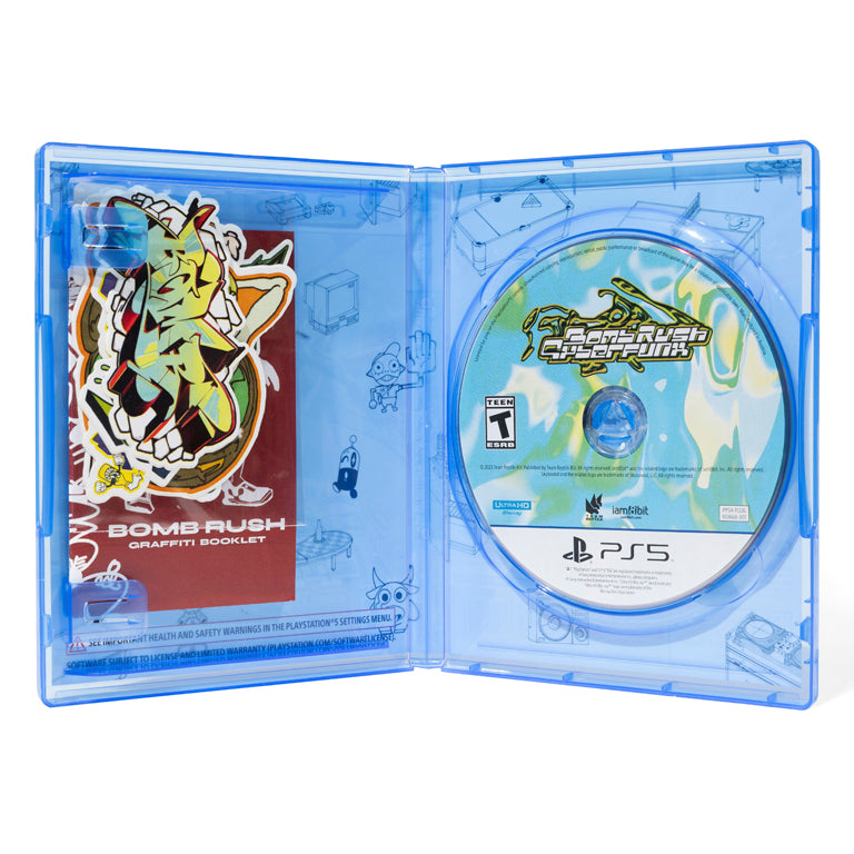 Bomb Rush Cyberfunk (Playstation 5 Exclusive Edition) - Inside of Box
