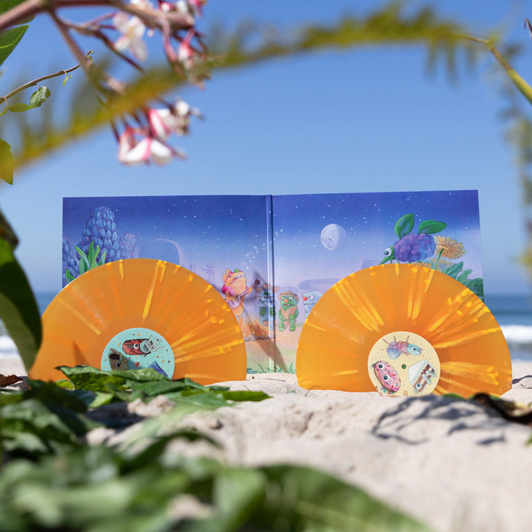 Bugsnax 2xLP Open Jacket Display With Discs A/B and C/D