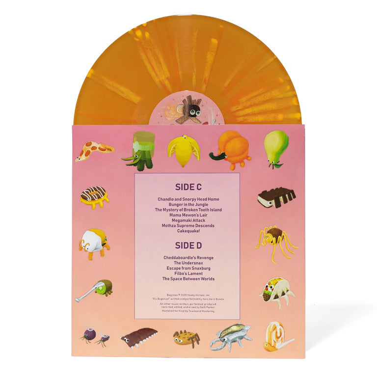 Bugsnax 2xLP Disc and Sleeve C/D (Back)