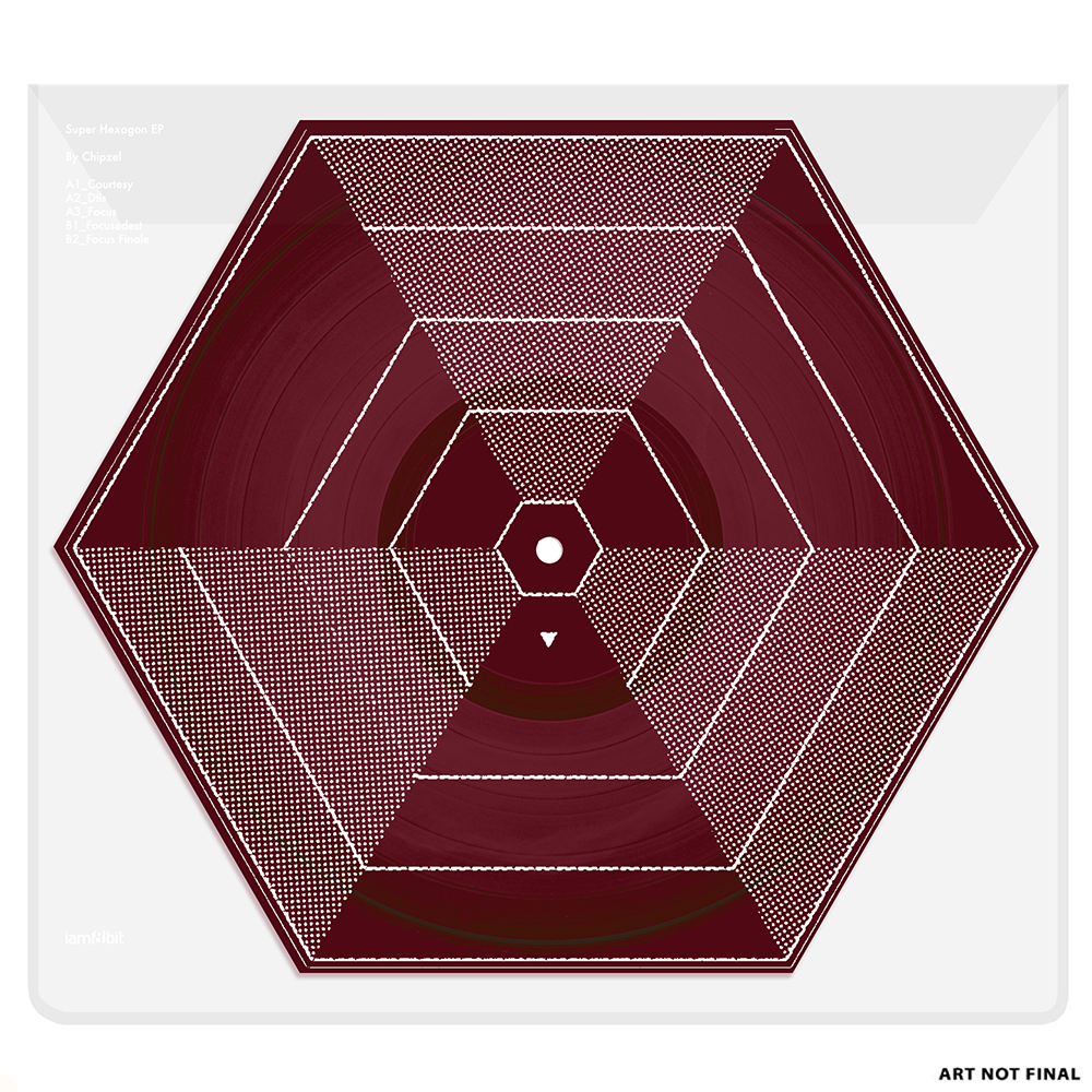 Super Hexagon EP Reissue Burgundy