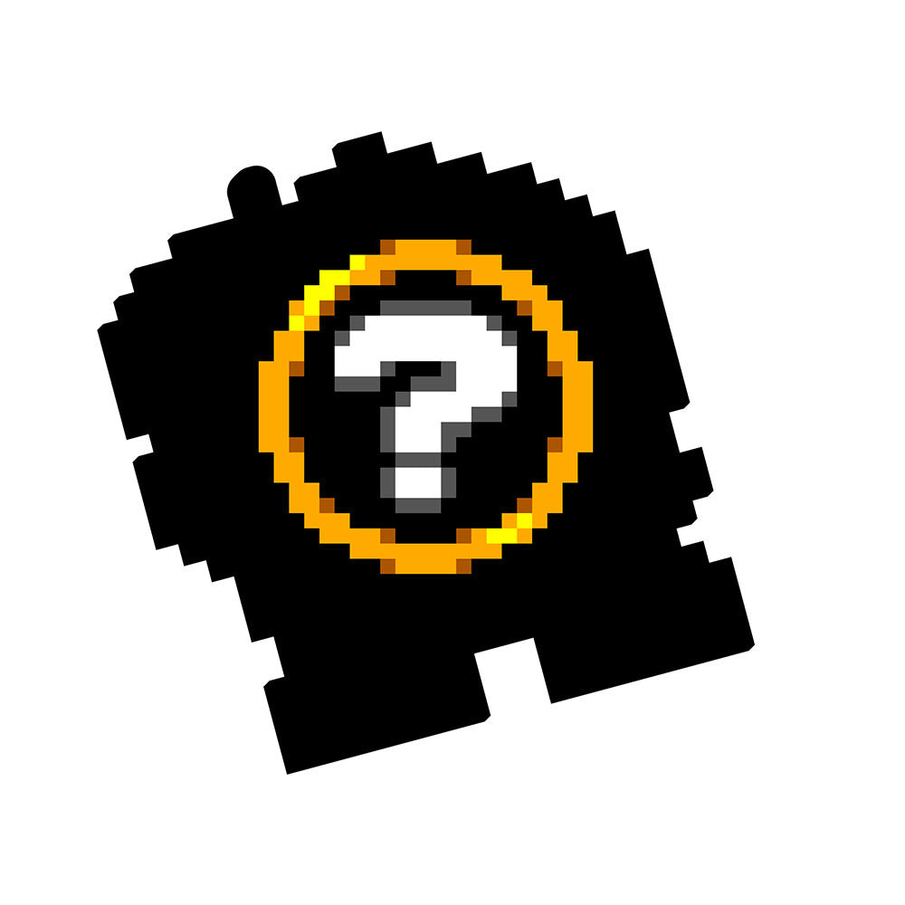 Mighty Cuphead Adventure Pixel Art Keychain Blind Box