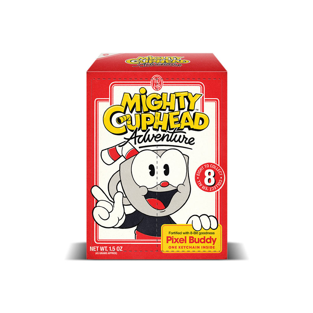 Mighty Cuphead Adventure Pixel Art Keychain Blind Box