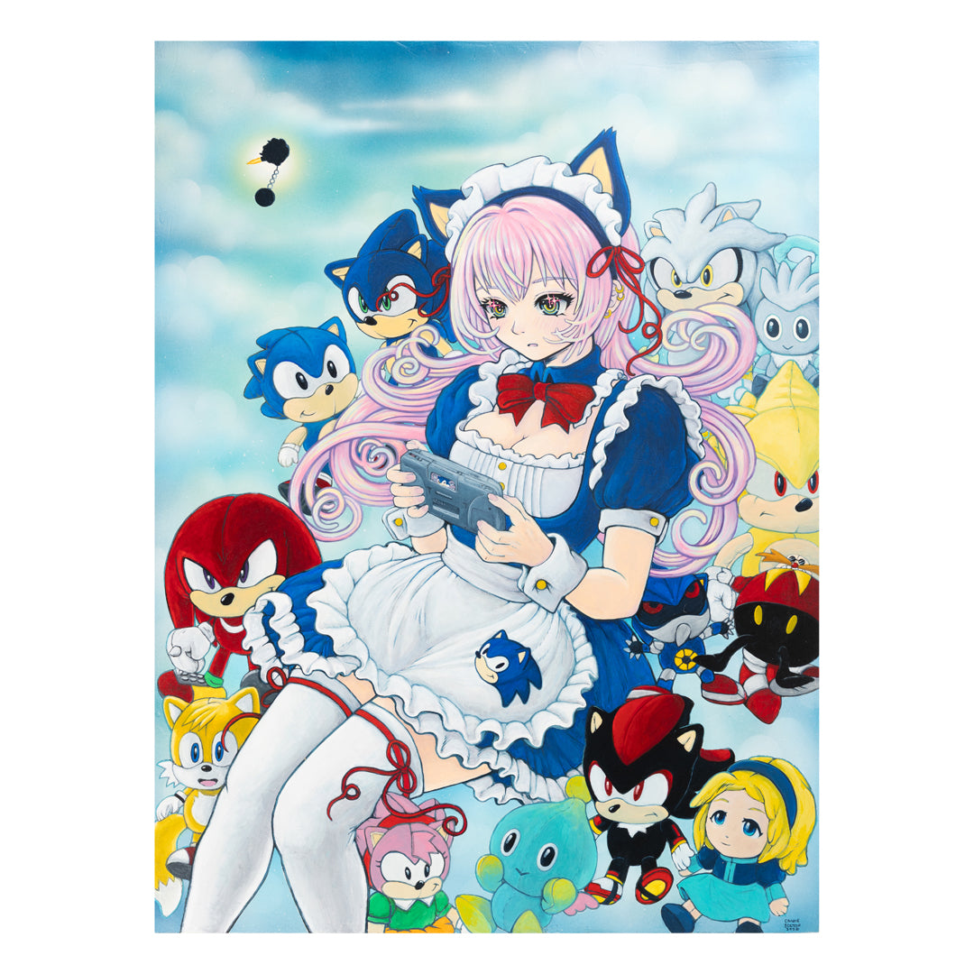 Candie Bolton - Sonic Otaku Girl (Original Art Piece)