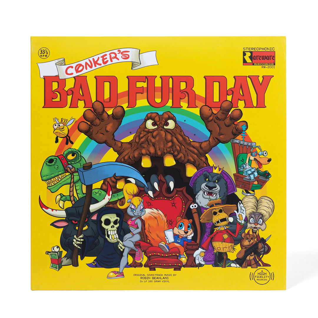 Conker’s Bad Fur Day Vinyl Soundtrack 2xLP Reissue