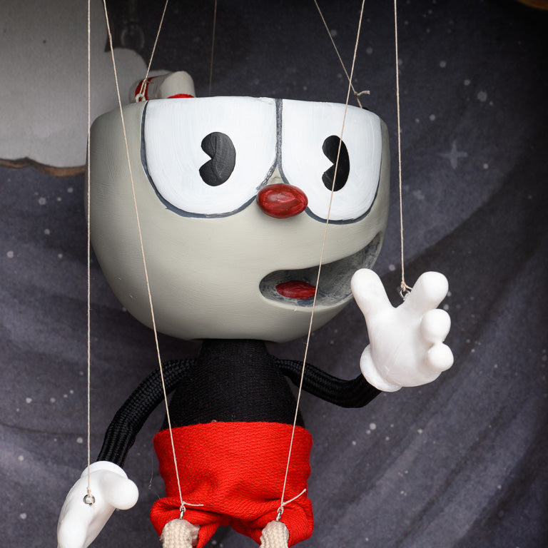 Cuphead Handcrafted Marionette + Music Box