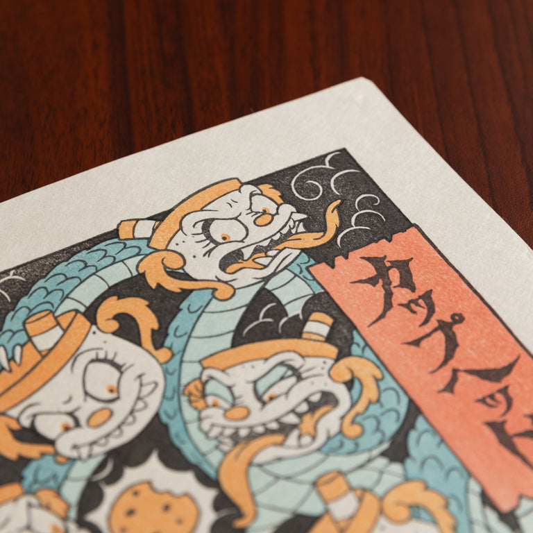 Ms. Chalice - Orochi Limited Edition Woodblock Print (Cuphead)