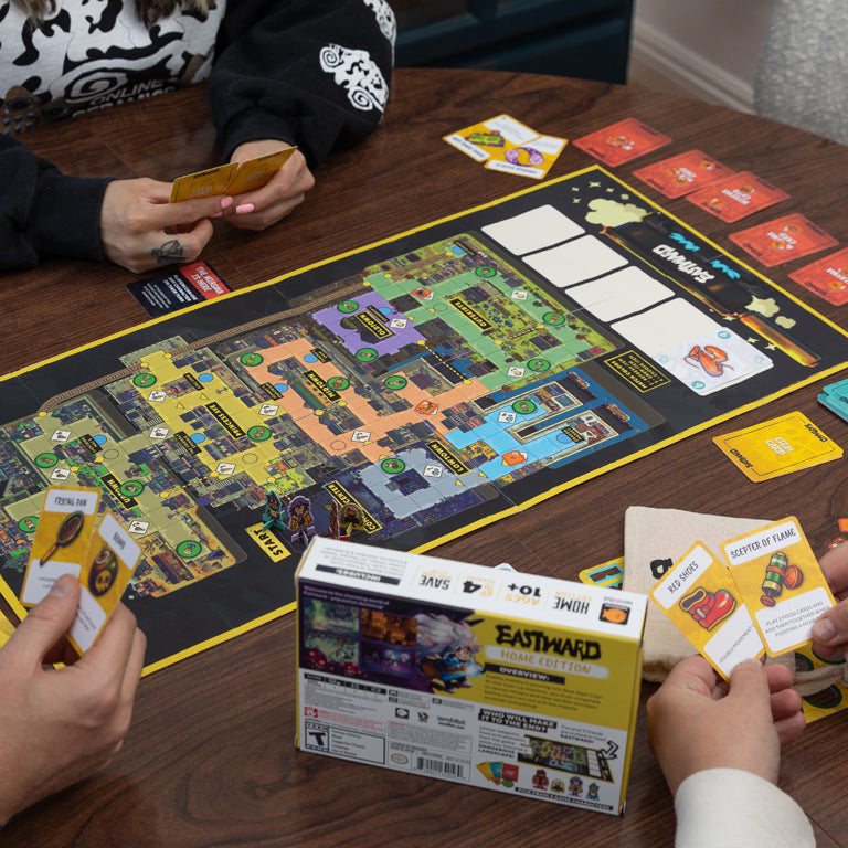 Eastward Exclusive Collector’s Edition (Nintendo Switch) - Game Board, Game Cards, Game Tokens, and Game Character Pouch
