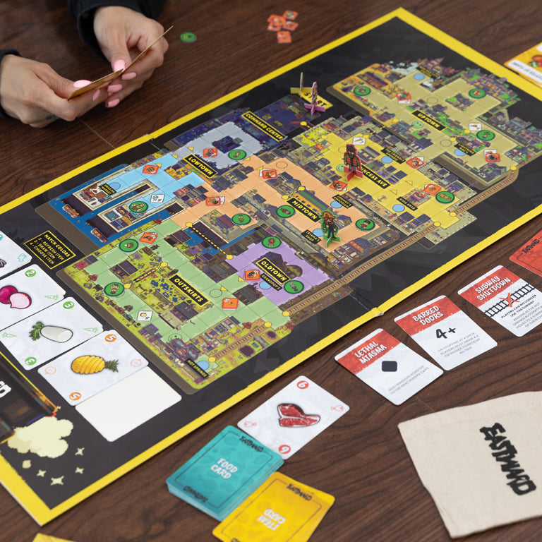 Eastward 2xLP Vinyl Soundtrack (Limited Edition Board Game), Game Board, Game Cards, Game Tokens, Game Manual, Game Pouch and Character Pieces