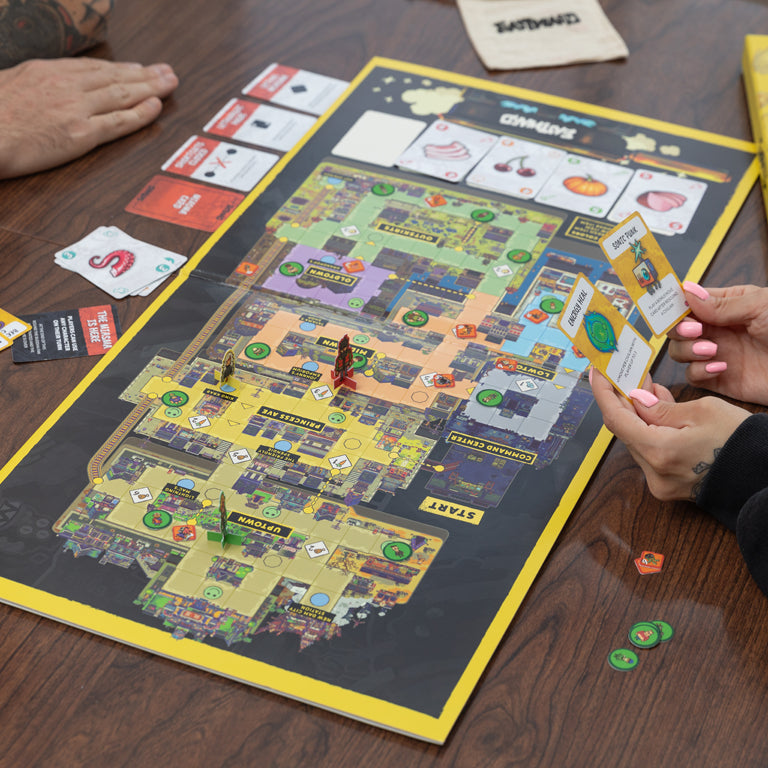 Eastward 2xLP Vinyl Soundtrack (Limited Edition Board Game), Game Board, Game Cards, Game Tokens, Game Manual, and Game Pouch