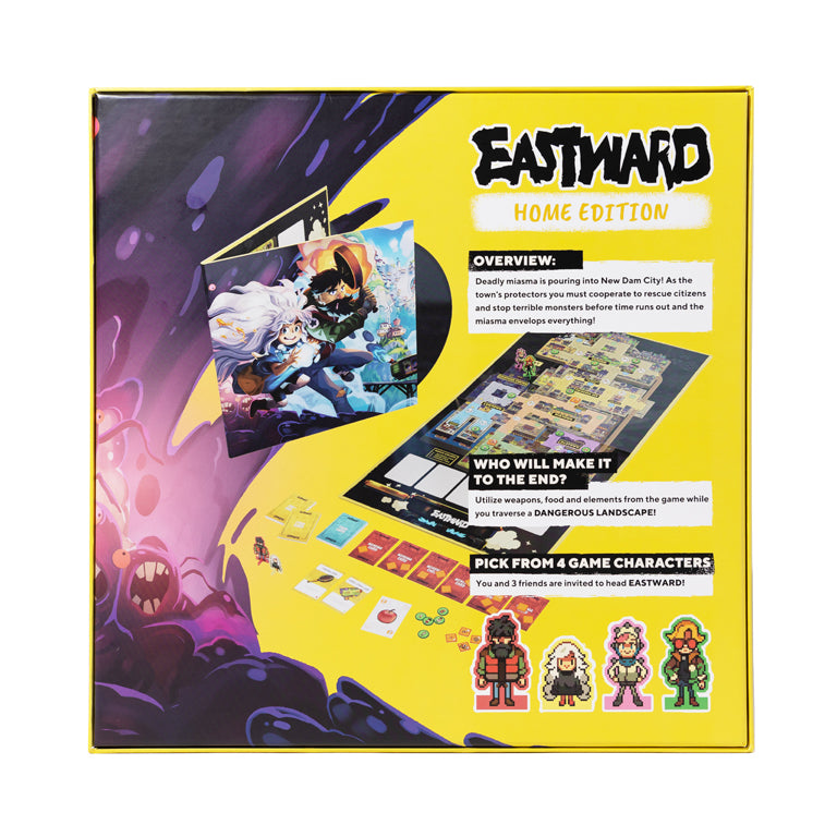 Eastward 2xLP Vinyl Soundtrack (Limited Edition Board Game) Box (Back)