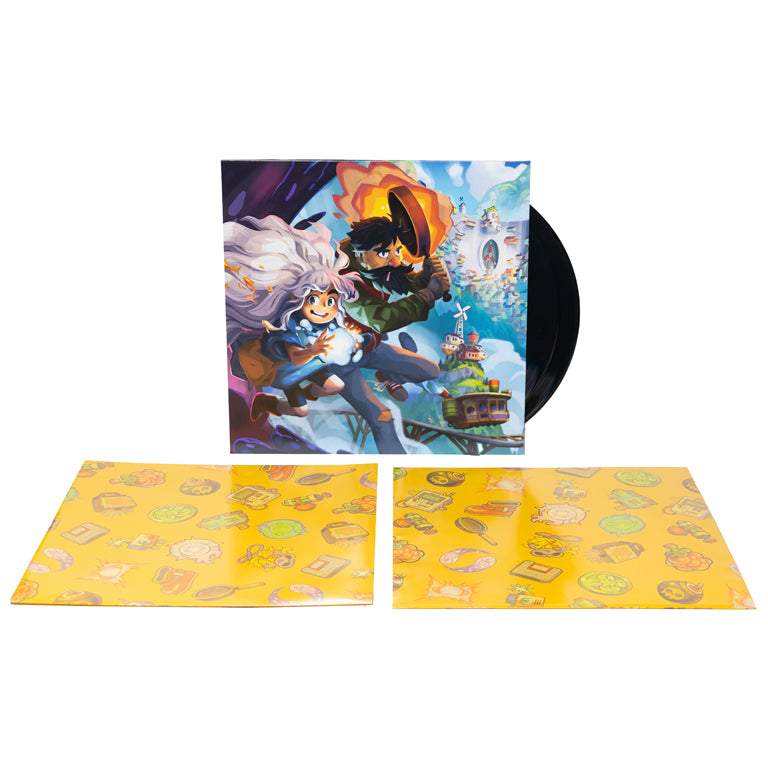 Eastward 2xLP Vinyl Soundtrack Disc and Sleeves Display