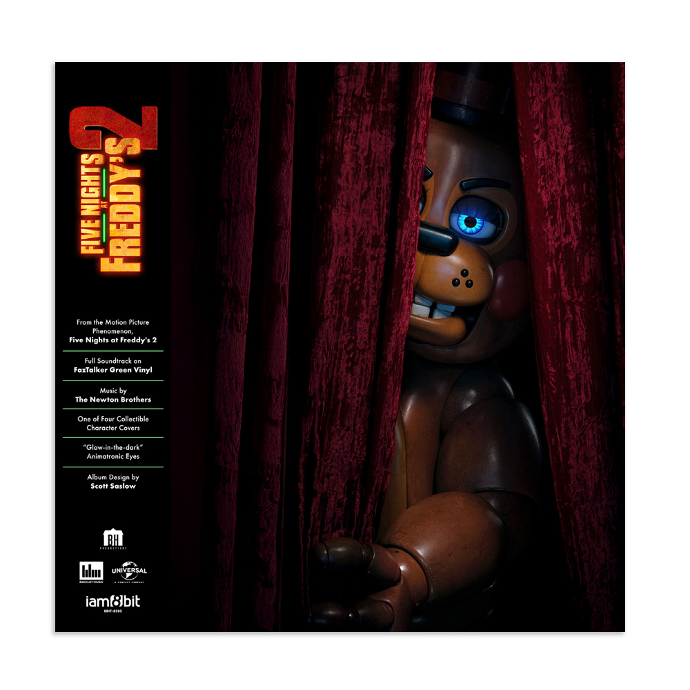 Five Nights at Freddy’s 2 Vinyl Soundtrack (Retail Curtain Red) - Freddy Jacket