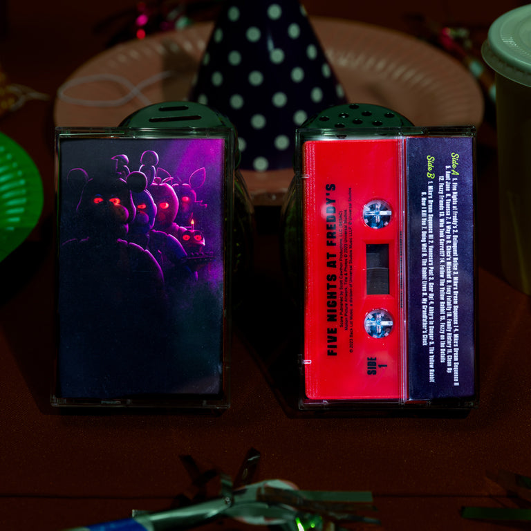 Five Nights at Freddy’s Cassette - Front and Back Detail
