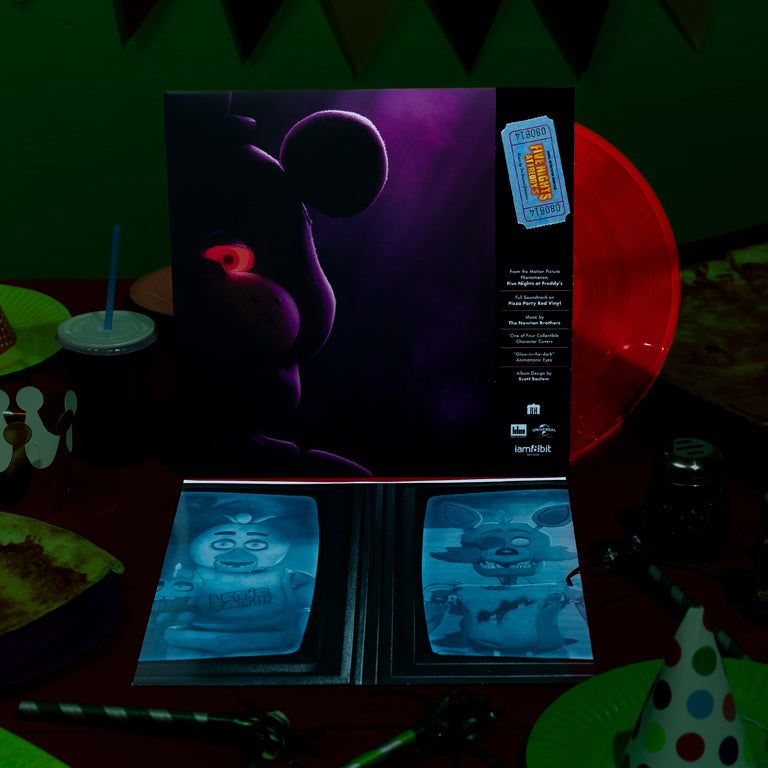 Five Nights at Freddy’s Vinyl Soundtrack - Freddy Jacket Variant with Disc and Sleeve