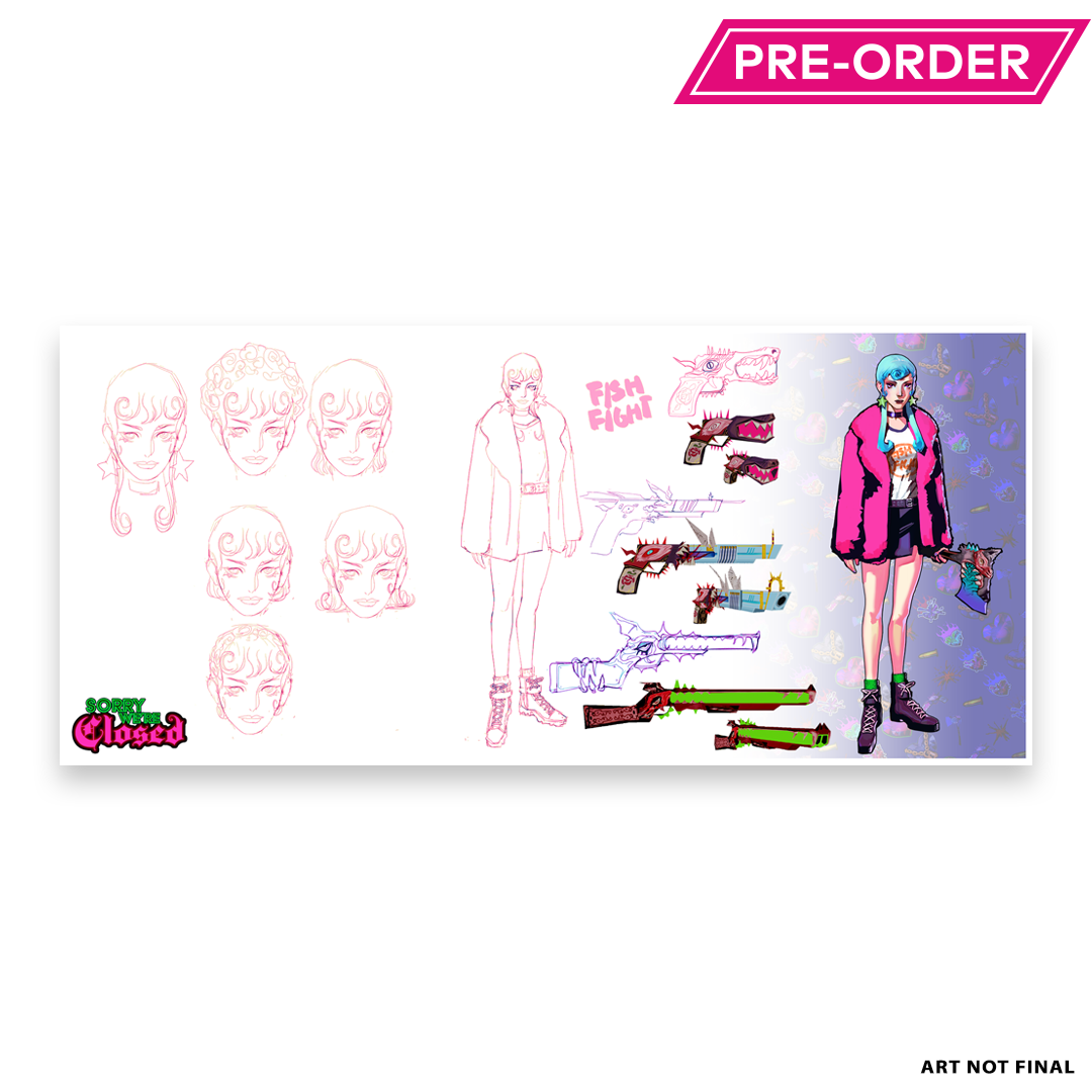 Sorry We're Closed: Michelle - Character Sheet - Game Maker's Sketchbook - Pre-order