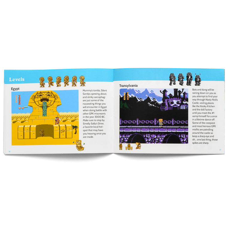 Garbage Pail Kids: Mad Mike and the Quest for Stale Gum  - Premium Instruction Booklet