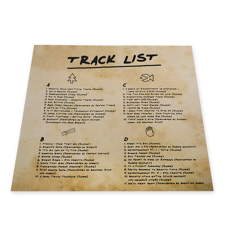 Gravity Falls Track List