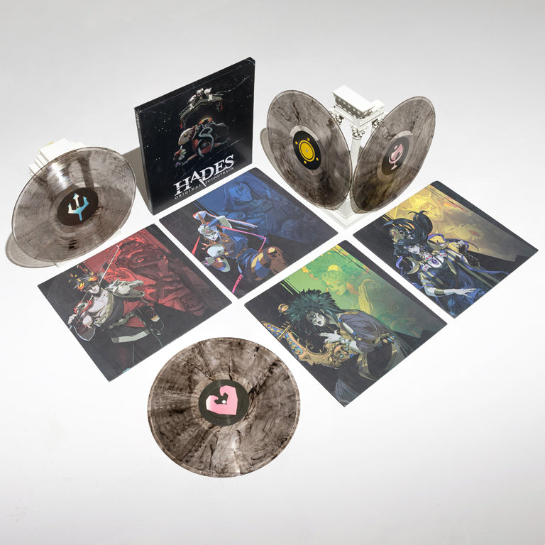 Hades: Original Soundtrack 4xLP - Sleeves and Smoke Grey Discs