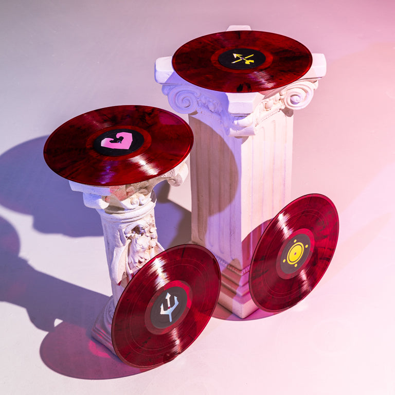 Hades: Original Soundtrack 4xLP - iam8bit Exclusive Smoke Red Discs