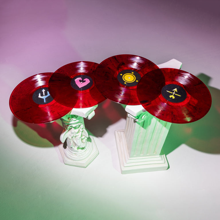 Hades: Original Soundtrack 4xLP - iam8bit Exclusive Smoke Red Discs