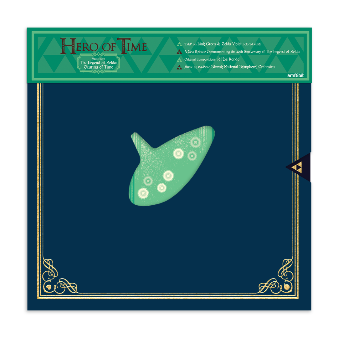 Hero of Time 2xLP Reissue (Music from The Legend of Zelda: Ocarina of Time) Anniversary Edition (iam8bit Edition)