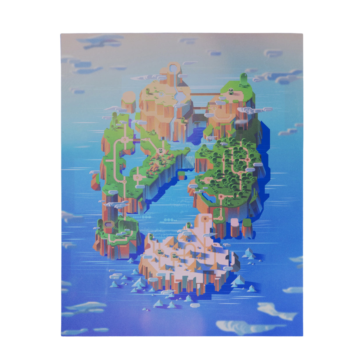 77 Mario World by James Gilleard