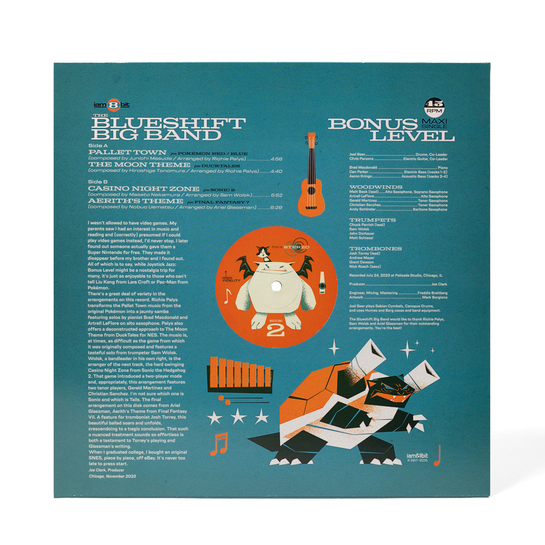 Joystick Jazz: The Blueshift Big Band Plays Iconic Video Game Hits (BONUS LEVEL) Vinyl