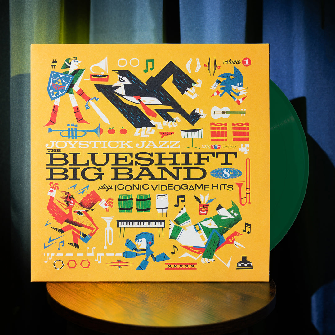 Joystick Jazz: The Blueshift Bigband Plays Iconic Video Game Hits Vinyl (Jazz Green Edition)