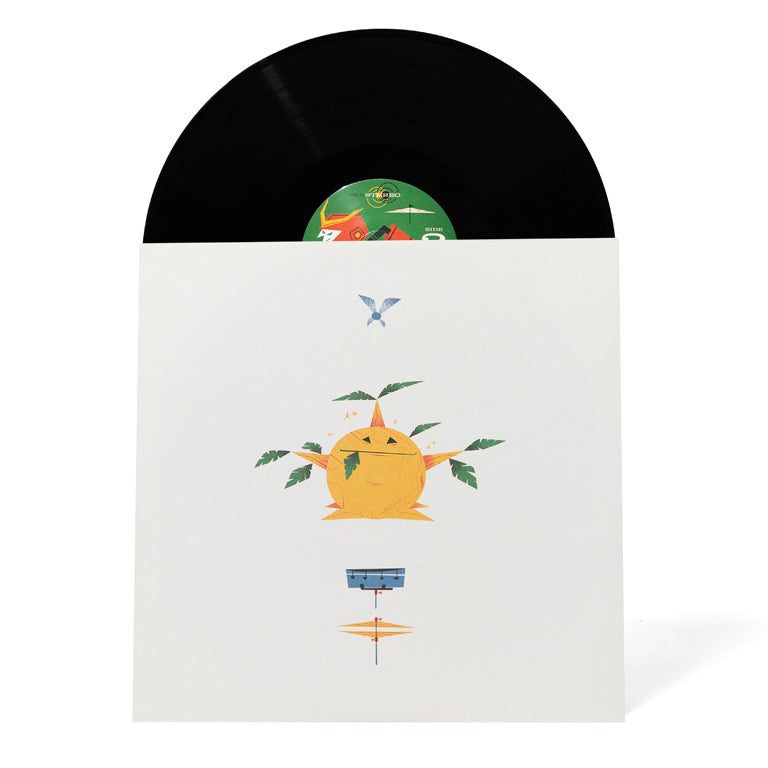 Joystick Jazz: The Blueshift Big Band Plays Iconic Video Game Hits Vinyl Soundtrack Disc and Sleeve A/B (Back)