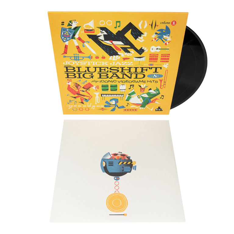 Joystick Jazz: The Blueshift Big Band Plays Iconic Video Game Hits Vinyl Soundtrack With Disc and Sleeve