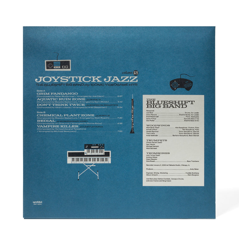 Joystick Jazz: The Blueshift Big Band Plays Iconic Video Game Hits (Vol. 2) Vinyl Soundtrack
