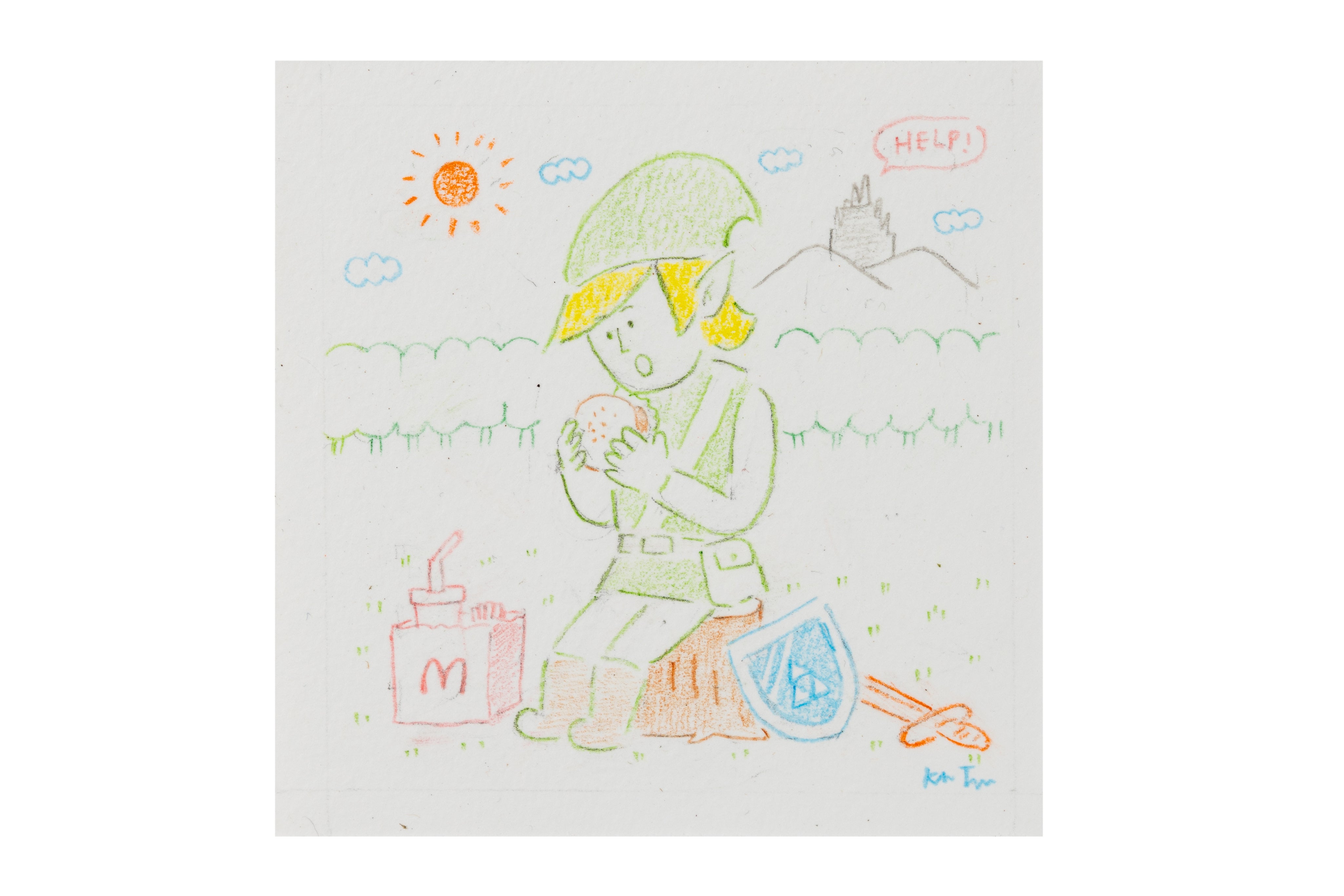 110 Lunch Time PRINT by Keita Takahashi