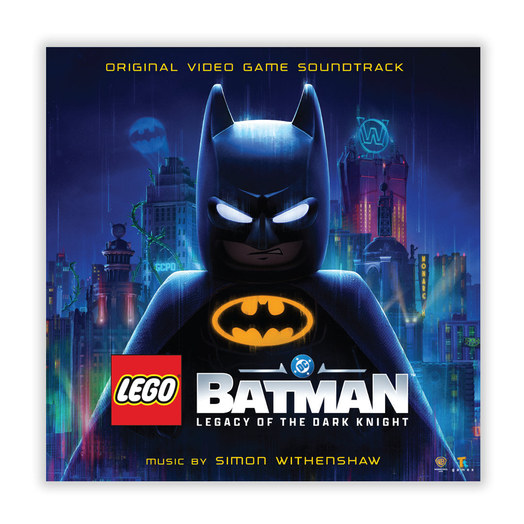 LEGO Batman: Legacy of the Dark Knight 2xLP (Bat Signal Splatter iam8bit Exclusive Edition)
