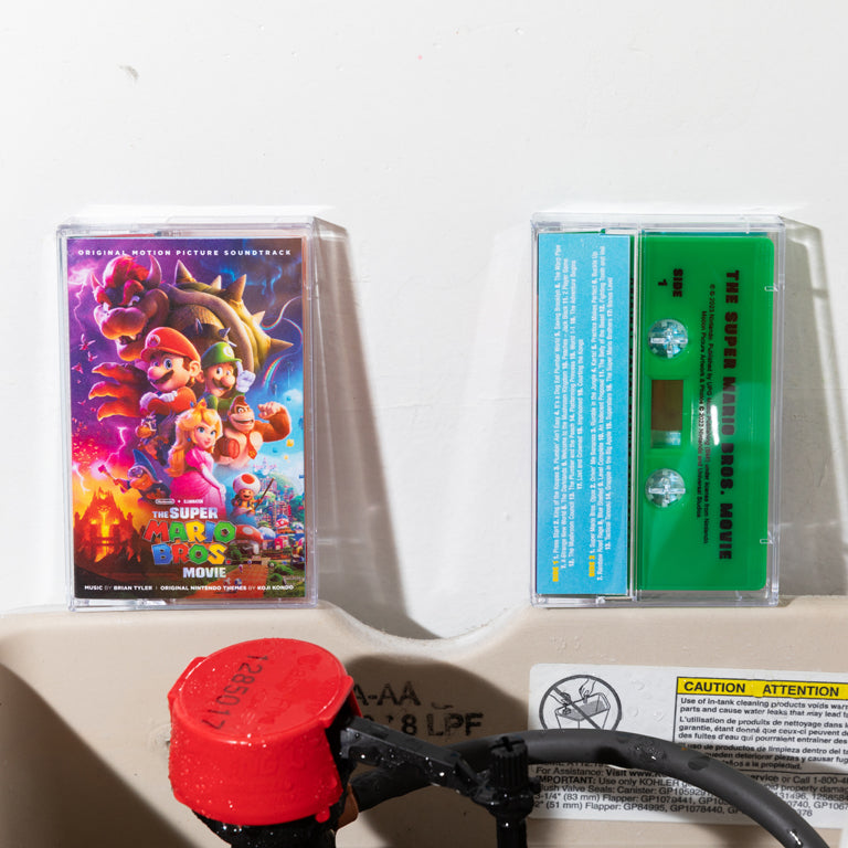 The Super Mario Bros. Movie Cassette Front and Back
