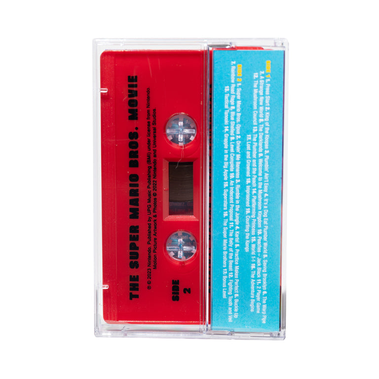 The Super Mario Bros. Movie Cassette (Red) - Back