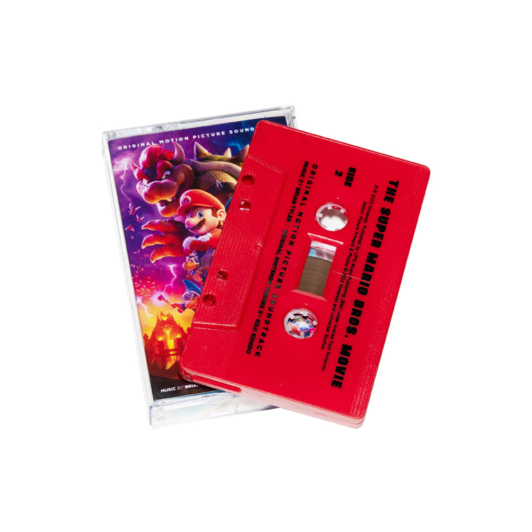 The Super Mario Bros. Movie Cassette (Red) and Box