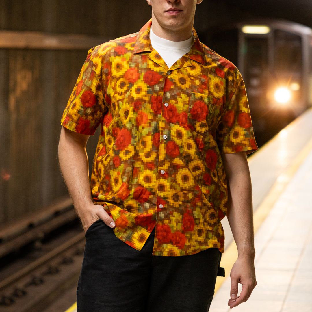 Max Payne Low Resolution Button Up Shirt