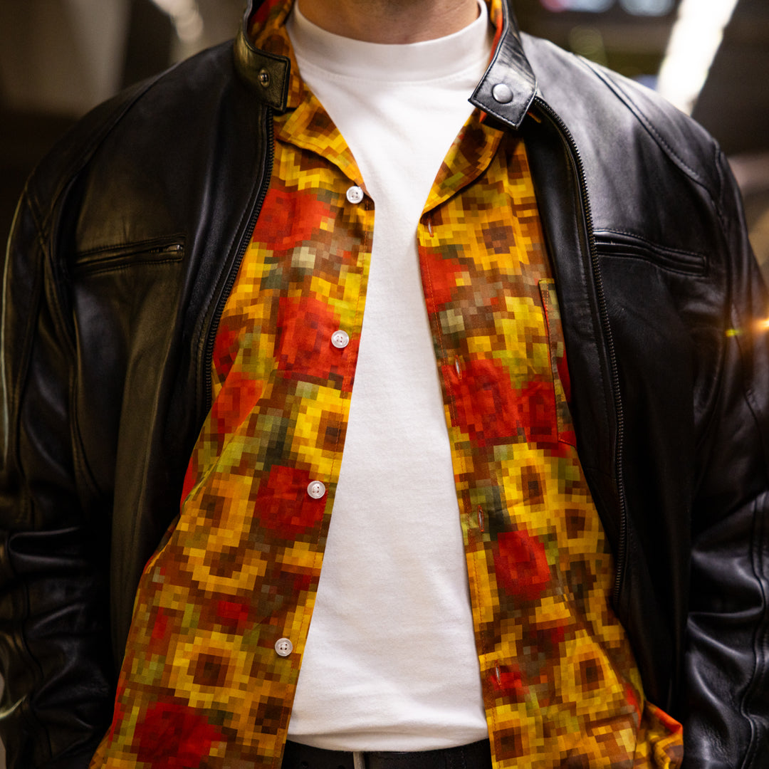 Max Payne Low Resolution Button Up Shirt